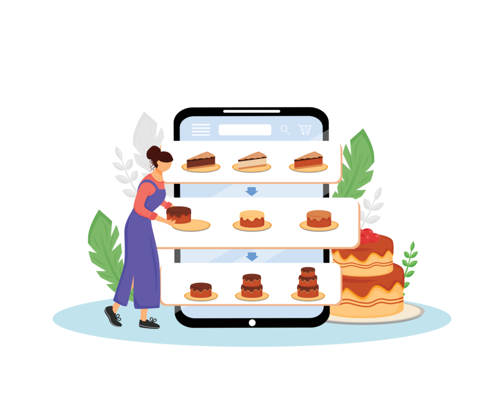 direct to consumer online cake delivery store setup.