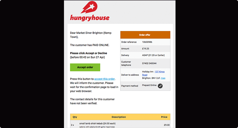 Integrate Tookan With Hungryhouse